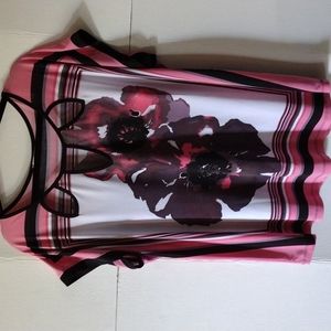 LAVISH PLUS WOMEN SHORT SLEEVE BLOUSE